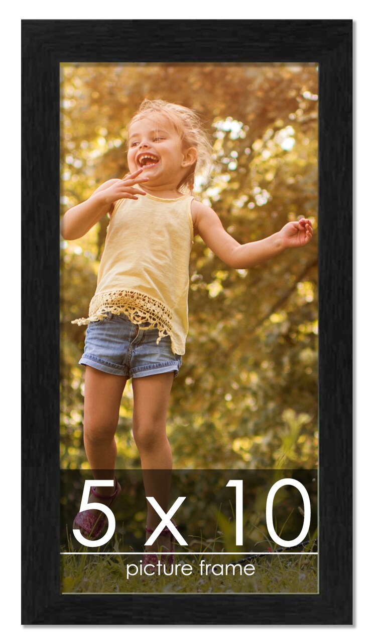 Panoramic Minimalist Grey Picture Frame - UV Acrylic, Foam Board Backing, Hanging Hardware
